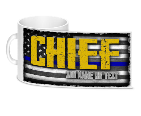 Personalize Chief Add Your Name 11 oz. Tactical Coffee Mug
