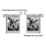 Saint Michael Patron Saint of Law Enforcement Garden Flag