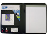 inside thin blue line police padfolio with your logo minimum 40 pieces