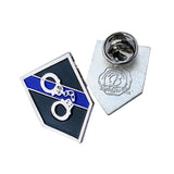 Tools of the Trade Handcuffs Thin Blue Line Law Enforcement Lapel Pin