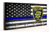 Thin Blue Line State of Hawaii Sheriff Key Hanger