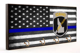 Thin Blue Line Idaho State Police Key Hanger
