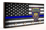 Thin Blue Line Mississippi Highway Patrol Key Hang