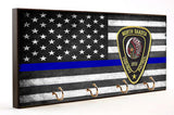 Thin Blue Line North Dakota Highway Patrol Key Hanger