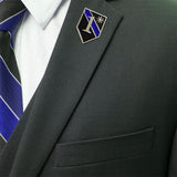Police Sheriff Thin Blue Line 1* One Ass To Risk Lapel Pin