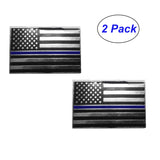Thin Blue Line Police Sheriff Law Enforcement American Flag Lapel Pin