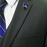 Thin Blue Line Police Sheriff Junior Bicycle Bike Patrol Unit Lapel Pin