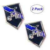 Thin Blue Line Police Sheriff Junior Bicycle Bike Patrol Unit Lapel Pin