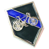 Thin Blue Line Police Sheriff Bicycle Bike Patrol Unit Lapel Pin