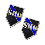School Resource Officer Thin Blue Line Police Sheriff SRO Lapel Pin