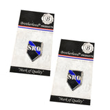 School Resource Officer Thin Blue Line Police Sheriff SRO Lapel Pin