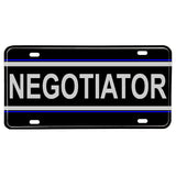 Law Enforcement Police Sheriff Negotiator Aluminum License Plate