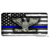 Thin Blue Line Police Chief Sheriff Emblem