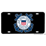 Coast Guard Auxiliary Emblem Design License Plate