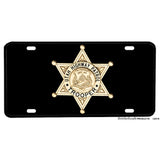 Utah Highway Patrol Trooper Five Pointed Star Trooper Badge Aluminum License Plate