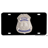 Virginia State Police Trooper Badge Design Aluminum License Plate