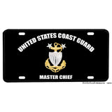 Coast Guard Master Chief Petty Officer License Plate
