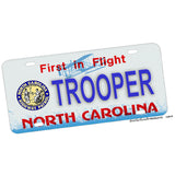 North Carolina State Highway Patrol Ranks License Plate