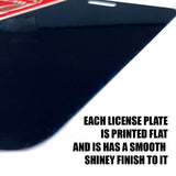 Firefighter Chief Thin Red Line Bugle Aluminum License Plate