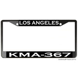 Los Angeles Police Dept. Call Sign KMA-367 License Plate Frame