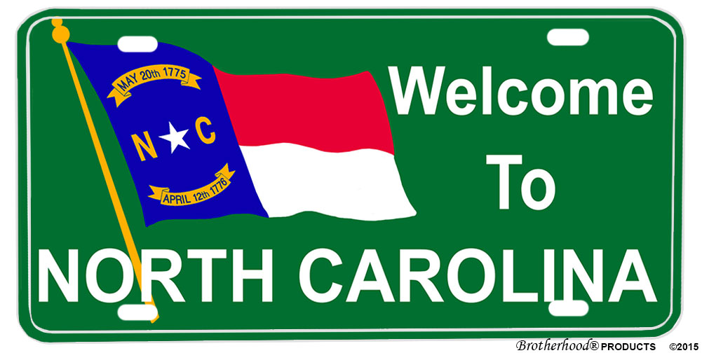 nc tobacco heritage license plate North Carolina...The Tarheel State Custom North Carolina Cape Hatteras