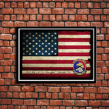 United States Air Force Honor Guard To Honor With Dignity Emblem Poster