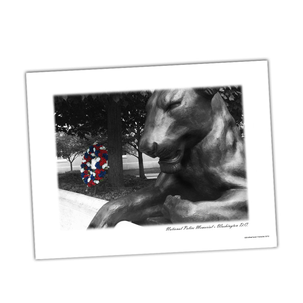 Police Print National Police Memorial Police Week Washington DC