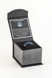 thin blue line police ring black highly durable ceramic 5 mm width or 7 mm width comes in beautiful gift box