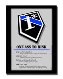 1 Asterisk Definition Aluminum Metal Print