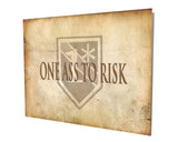 Military 1 Asterisk Aluminum Stand Off Wall Decor