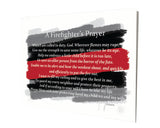 A Firefighter's Prayer Aluminum Stand Off Wall Decor