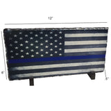 Personalized Sergeant Bars Slate Rock Stone With Easel