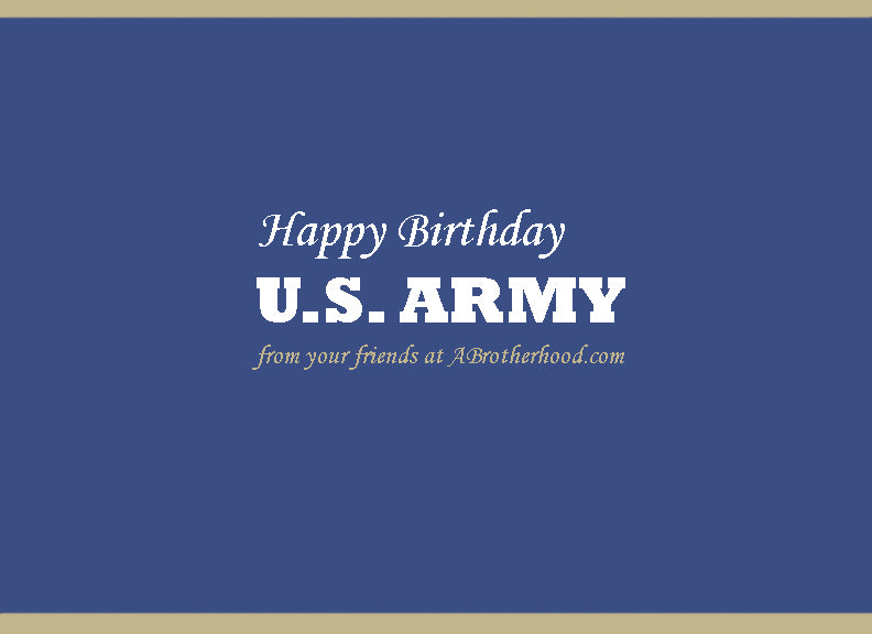 Happy 243rd Birthday US Army!