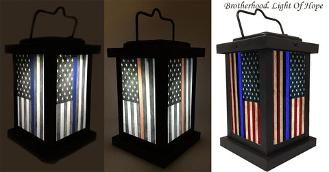Police and Fire Solar Lights