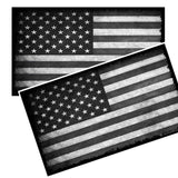 Subdued American Flag Decals Pack of 4