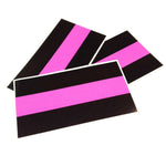 Thin Pink Line Decal Package of 4
