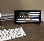 A Police Officer's Prayer Slate Rock Desktop Easel