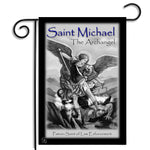 Saint Michael Patron Saint of Law Enforcement Garden Flag
