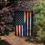 Thin Blue Line American Flag Law Enforcement Garden Flag