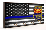 Thin Blue Line Arizona Highway Patrol Key Hanger