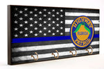 Thin Blue Line Flordida Highway Patrol Key Hanger