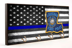 Thin Blue Line Louisiana State Police Key Hanger