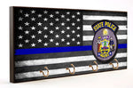 Thin Blue Line Maine State Police Key Hanger