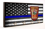 Thin Blue Line Minnesota State Patrol Key Hanger