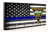 Thin Blue Line South Dakota Highway Patrol Key Hanger
