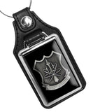 United States Navy Nuclear Weapons Security Badge Faux Leather Key Ring