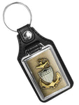 United States Coast Guard Chief Petty Officer Emblem Faux Leather Key Ring