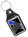 Law Enforcement Rank Key Chain Choose Your Rank