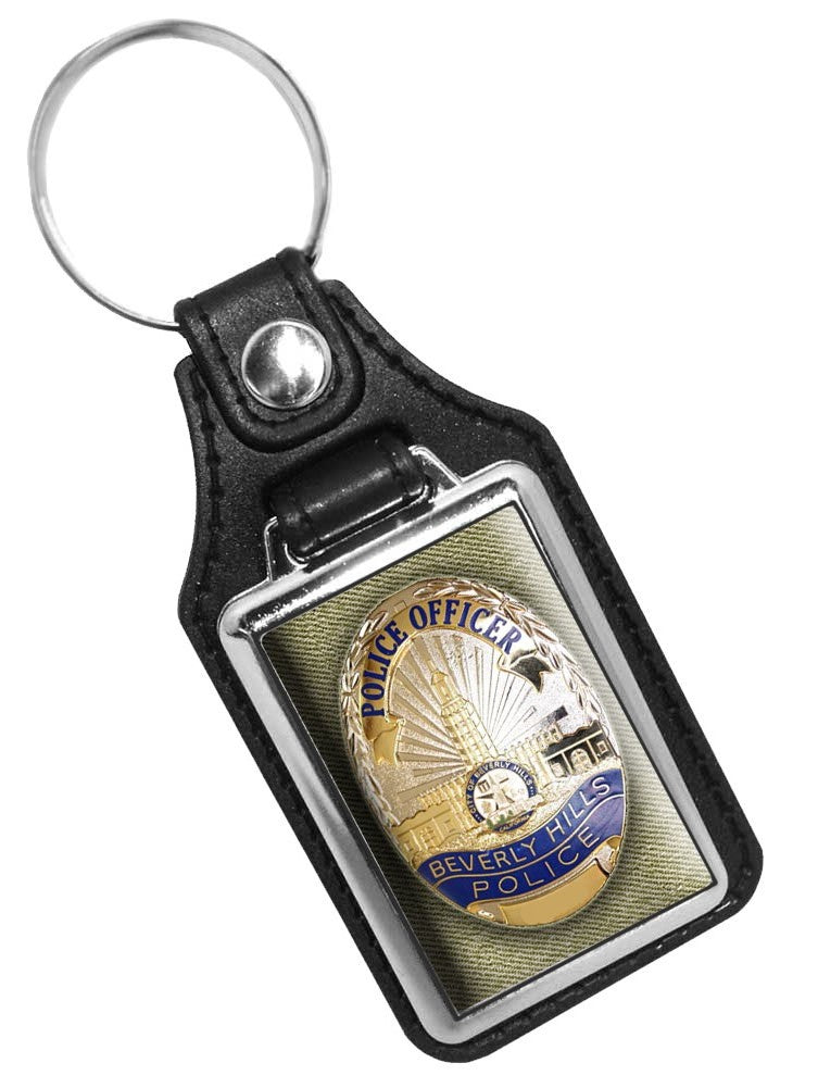 Police Key Chain With Beverly Hills Police Badge – abrotherhood
