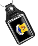 United States Air Force 77th Aeronautical Systems Wing Faux Leather Key Ring